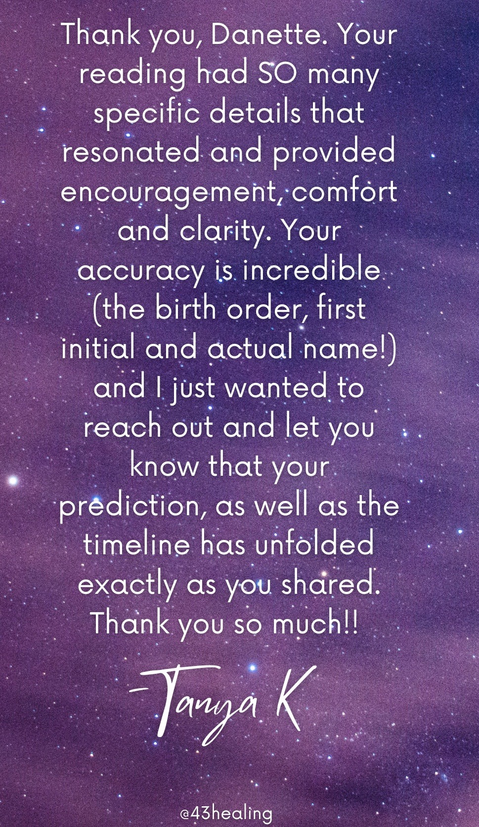 testimonial<br />
